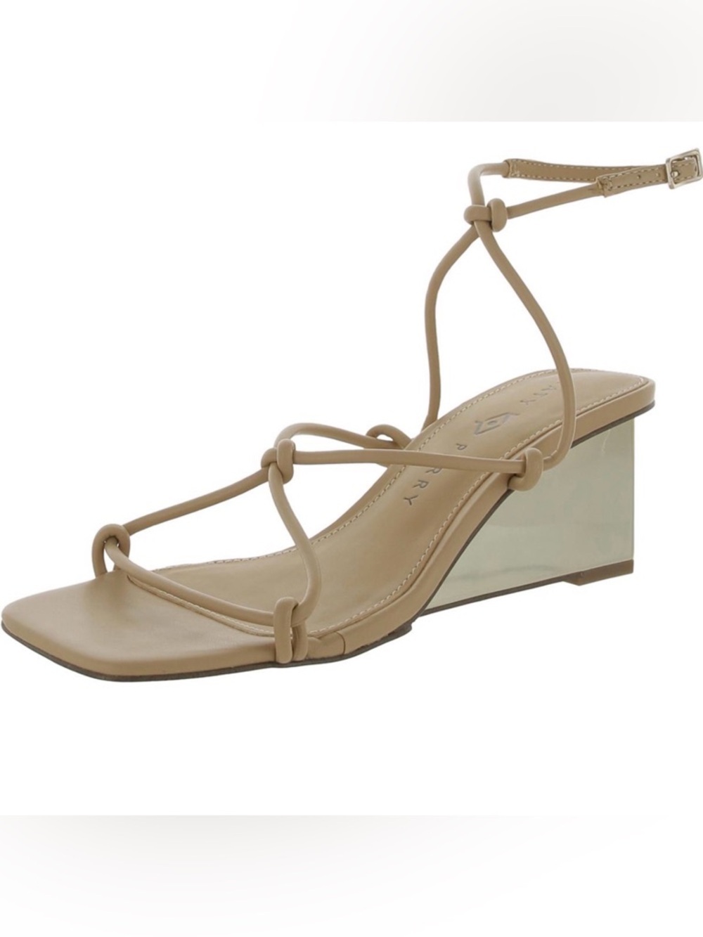 Katy Perry Collections Tan Knot Detail Wedge‎ Sandals